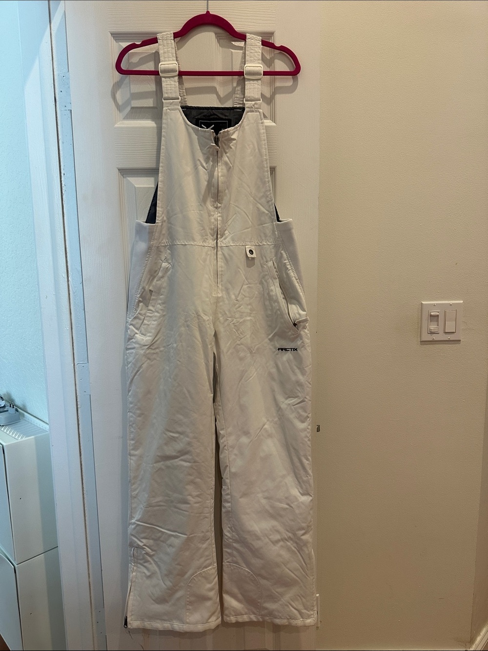 Arctix White Insulated Women's Snow Bib Overalls